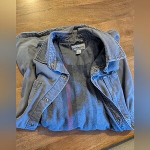 Men's Carhartt - Rugged Flex® Relaxed Fit Canvas Fleece-Lined Shirt Jacket